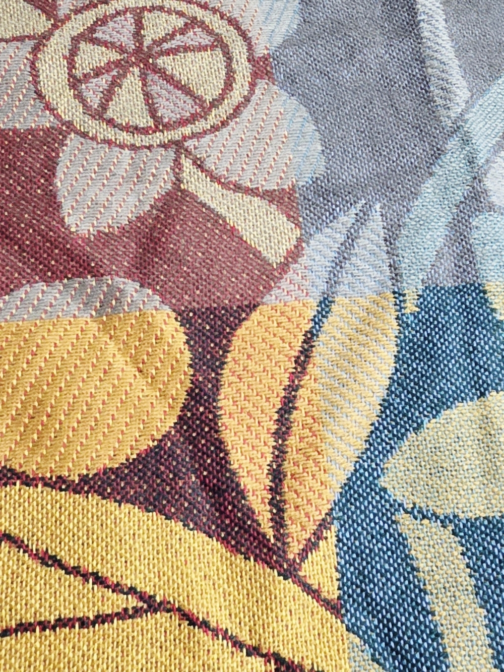 betmar Italian Bold Floral Woven Scarf
